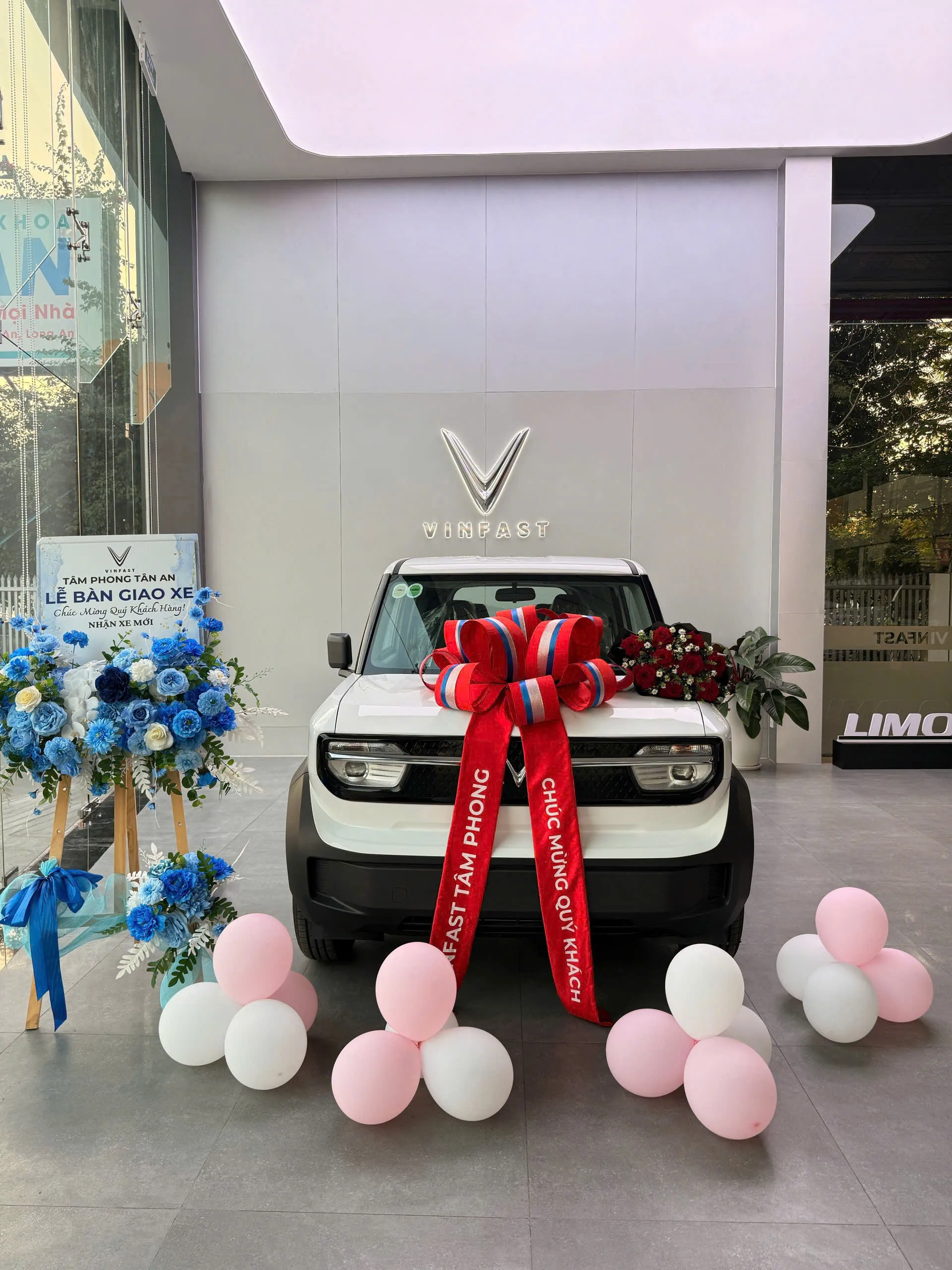 Khách hàng bên xe VinFast mới